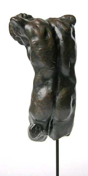 Back View Sinner on the Cross Michelangelo archetype Twisted Torso